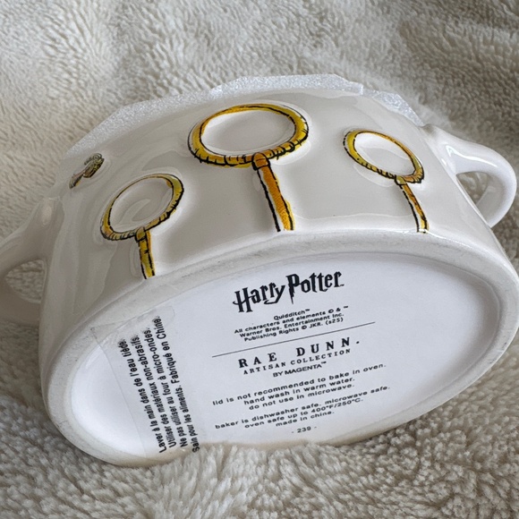 Rae Dunn Harry Potter Quidditch Mini Crock Baking Dish - Picture 4 of 5